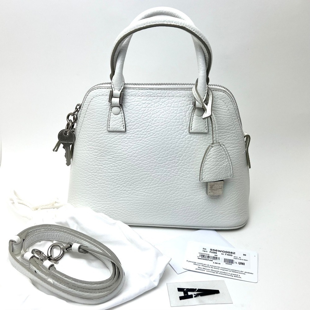 MAISON MARGIELA Small 5AC Calfskin Leather tote